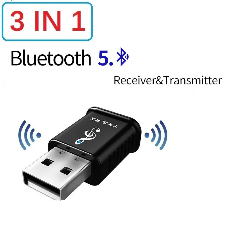 BaySerry 3в1 Bluetooth 5,0 аудио приемник передатчик AUX RCA 3,5 мм разъем Hifi стерео USB беспроводной адаптер для ТВ ПК автомобильный комплект MP3
