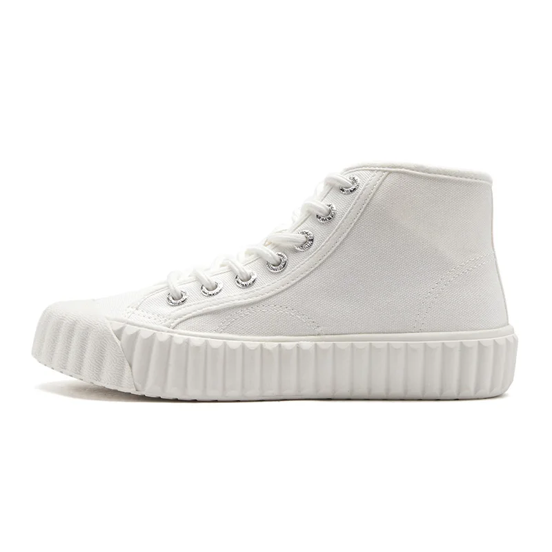 Белый Feiyue/высокие черные туфли на плоской подошве 8335 г. Парусиновые белые кроссовки Женская обувь на плоской подошве повседневная обувь модная Осенняя новая стильная Вулканизированная обувь - Цвет: Белый