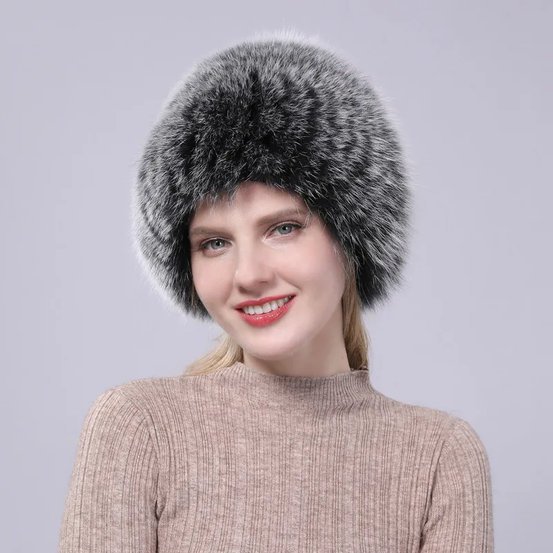Новинка,, женская зимняя шапка с лисой, шапка-ведро, женская шапка, Sombrero Mujer, Модный женский берет для отдыха