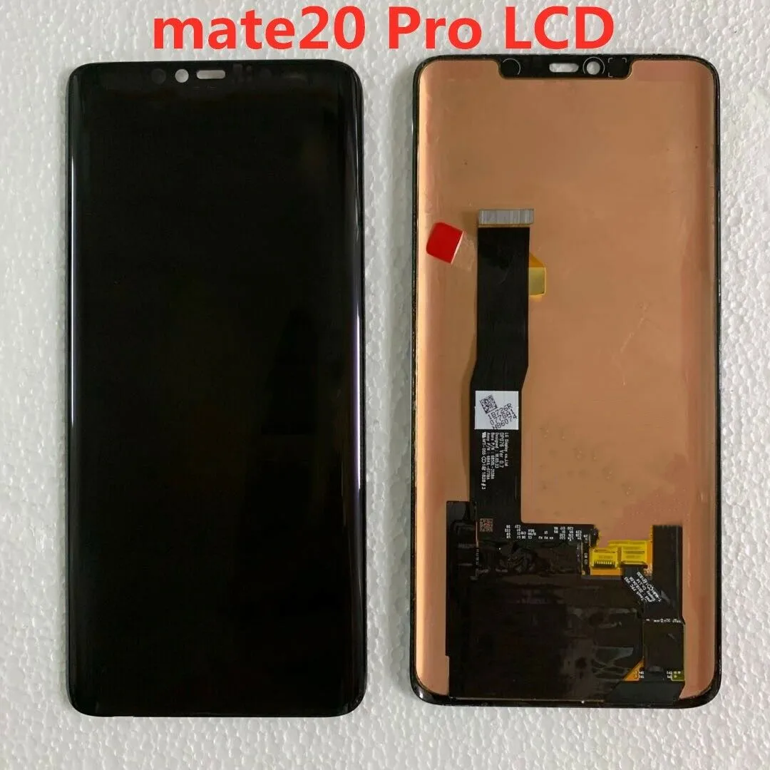 For Huawei mate20 pro lcd original super AMOLED display touch without frame No fingerprint with black dot screen assembly lcd cell phone