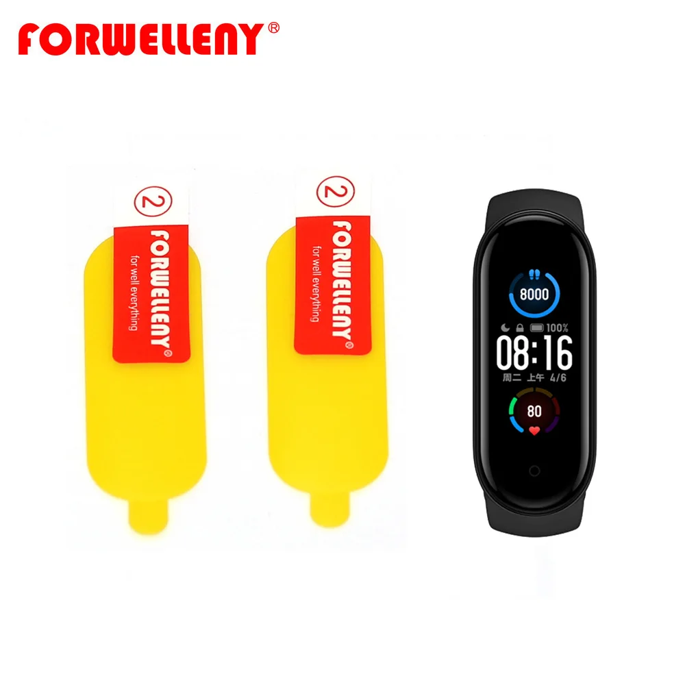 

For Mi Band 5 TPU Screen Protector Film Smart Wristband