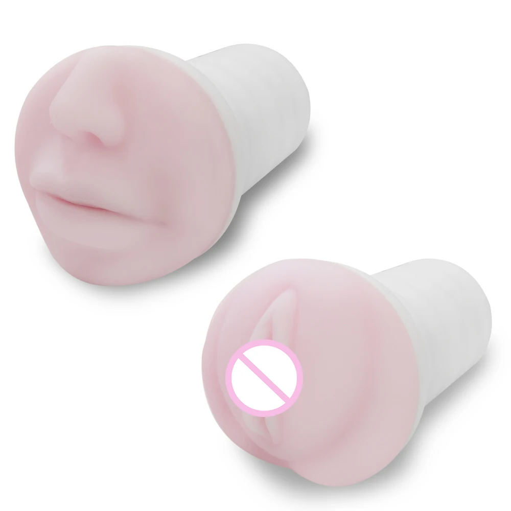 Realistic Deep Throat Male Masturbator Silicone Sex Toys for Men Artificial Vagina Mouth Anal Erotic Oral | Красота и здоровье