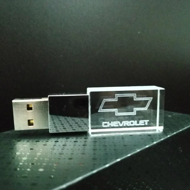 USB флеш накопитель для Chevrolet 64 ГБ 2 0 металлический ключ с кристаллами 4 8 16 32 ГБ|USB