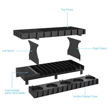 

Game Memory Card Micro SD Case Holder Controller Bracket Holder for Nintend Switch JoyCon Controller Storage Rack