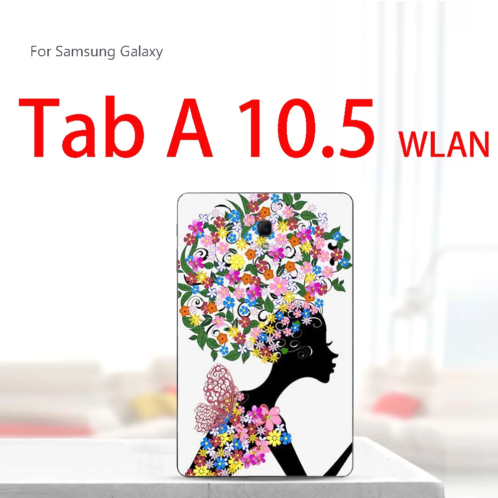 Краски планшетный чехол для samsung Galaxy Tab A A2 S2 E 9,6 9,7 10,5 SM T560 T561 T810 T813 T815C T590 T595 Мягкий силиконовый чехол - Цвет: ForT590tou ding hua