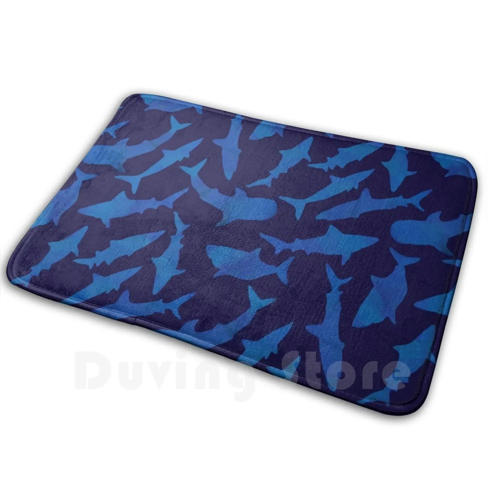 Squalo Senza Cuciture Tappeto Tappeto Tappeto Cuscino Morbido Squalo Antiscivolo Squalo Balena Squalo Tigre Grande Squalo Bianco Bullshark