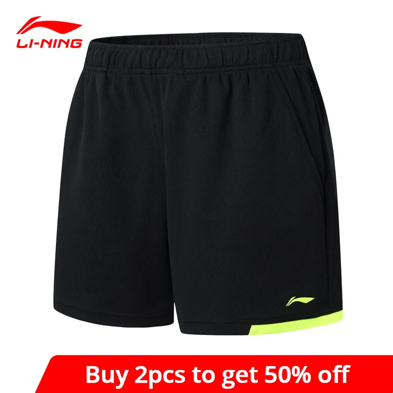 Li-Ning Women Badminton Shorts Competition Bottom AT Dry Breathable 100% Polyester li ning LiNing Sports AAPM132 | Спорт и