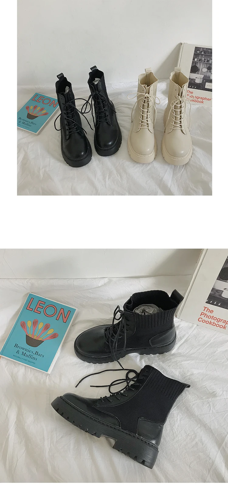 Ботинки на шнуровке; женская резиновая обувь; непромокаемые ботинки на низком каблуке с круглым носком; женские ботинки; коллекция года; роскошные дизайнерские ботинки; Женские ботинки в стиле рок