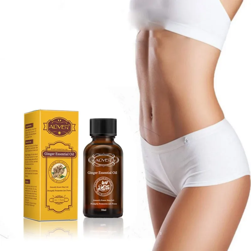Us 2 42 20 Off Anti Aging Lymphatic Detoxification Body Ginger Oil Essential Oils Body Massage Oil Dampness Therapy Relieve Pain Aliexpress