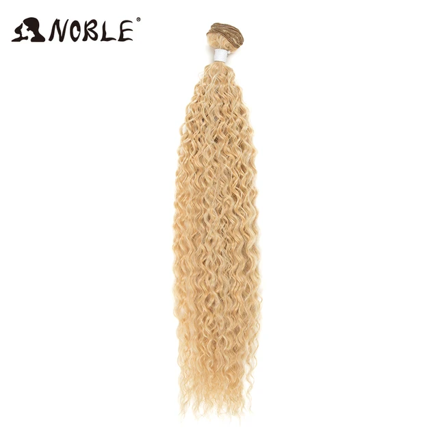 Noble Kinky Curly Ombre hair bundles Synthetic hair  Super Long Curl 1 Pcs 28