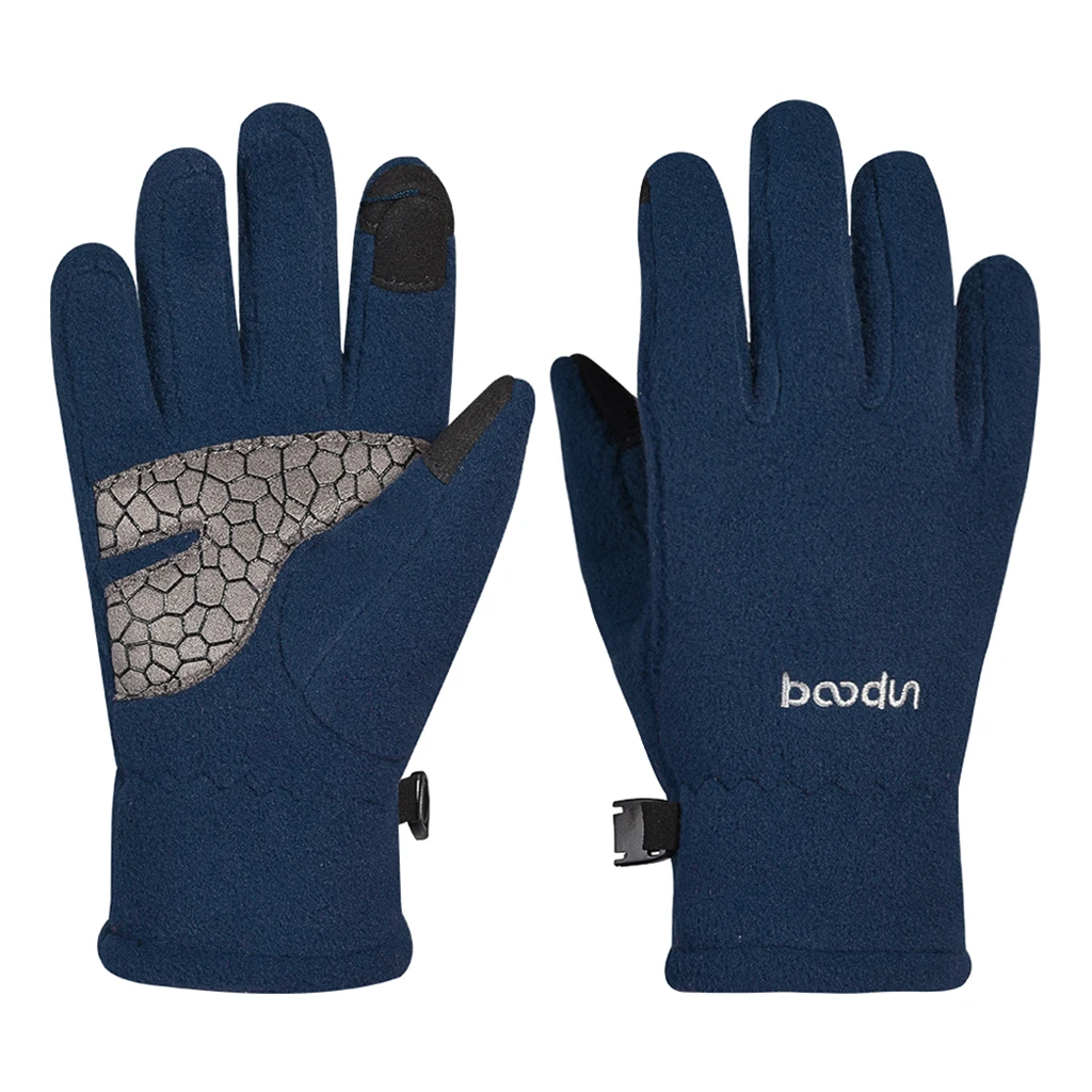 Kids Cycling Gloves Winter Warm Bike Full Finger Gloves Riding Winter Touch Screen Snow Windstopper Gloves