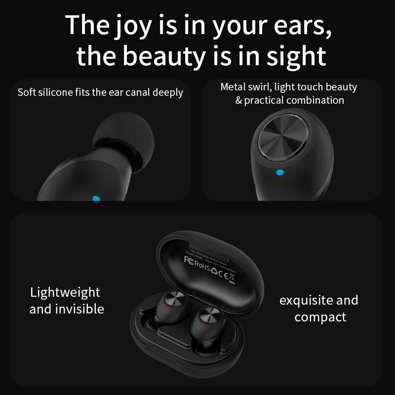APTX Bluetooth наушники Беспроводные Внутриканальные TWS стерео Спортивные