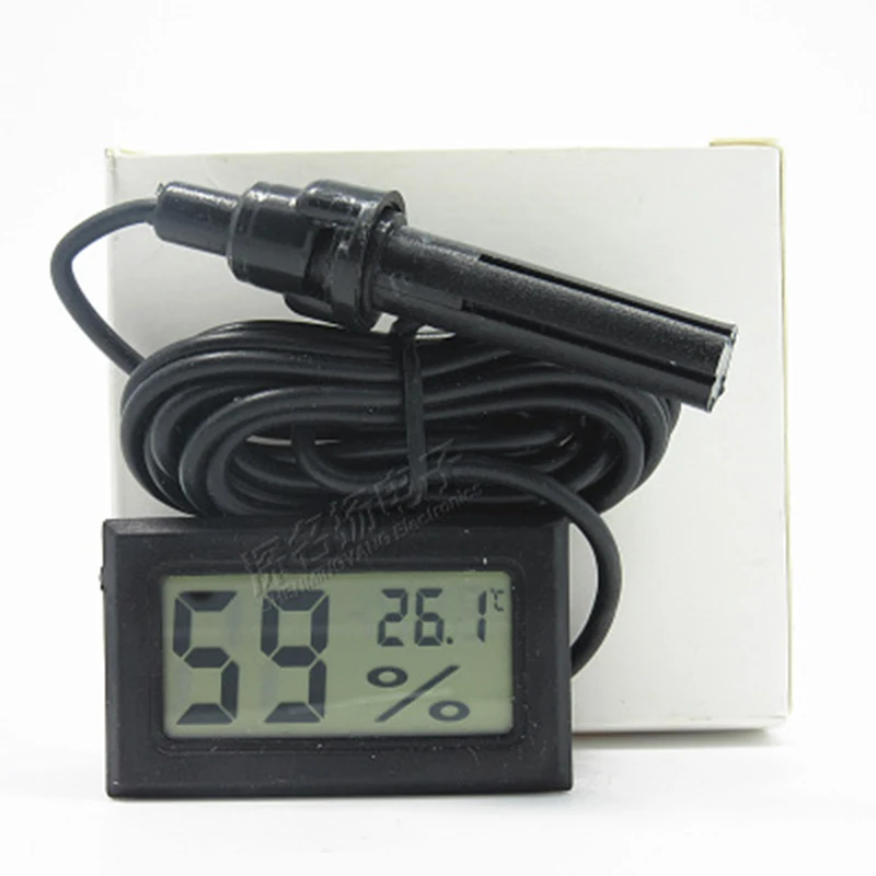

Best Selling 2019 Products White/Black Digital LCD Thermometer For Refrigerator Fridge Freezer Indoor Measu Meat Thermometer
