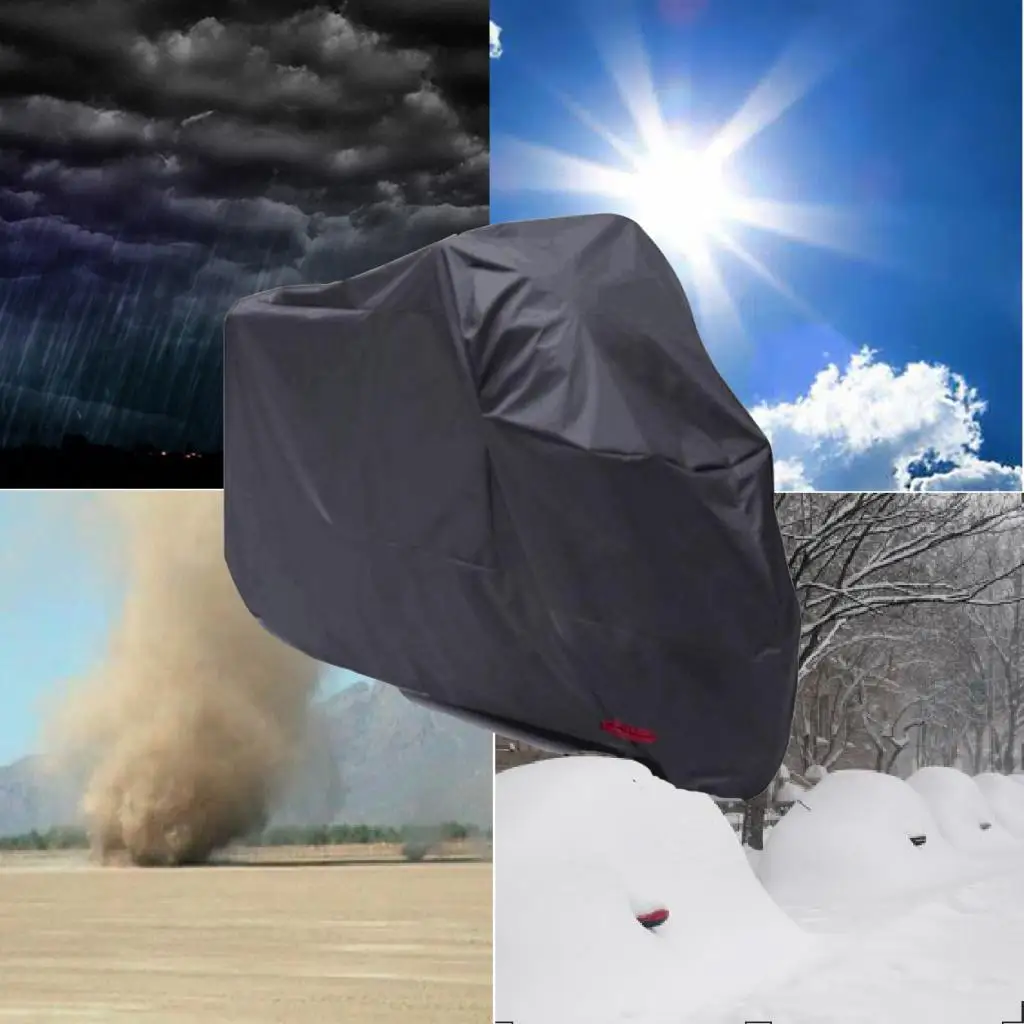 Motorcycle Cover Oxford Cloth Motorbike Protector Outdoor Heavy-duty XXXL
