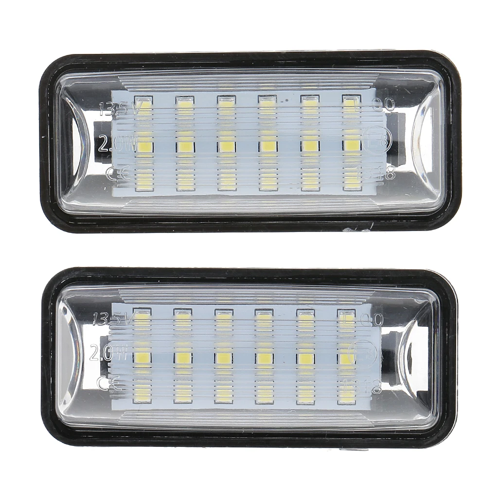 2 Piece Direct Replace White LED License Plate Lamps for   BRZ Impreza