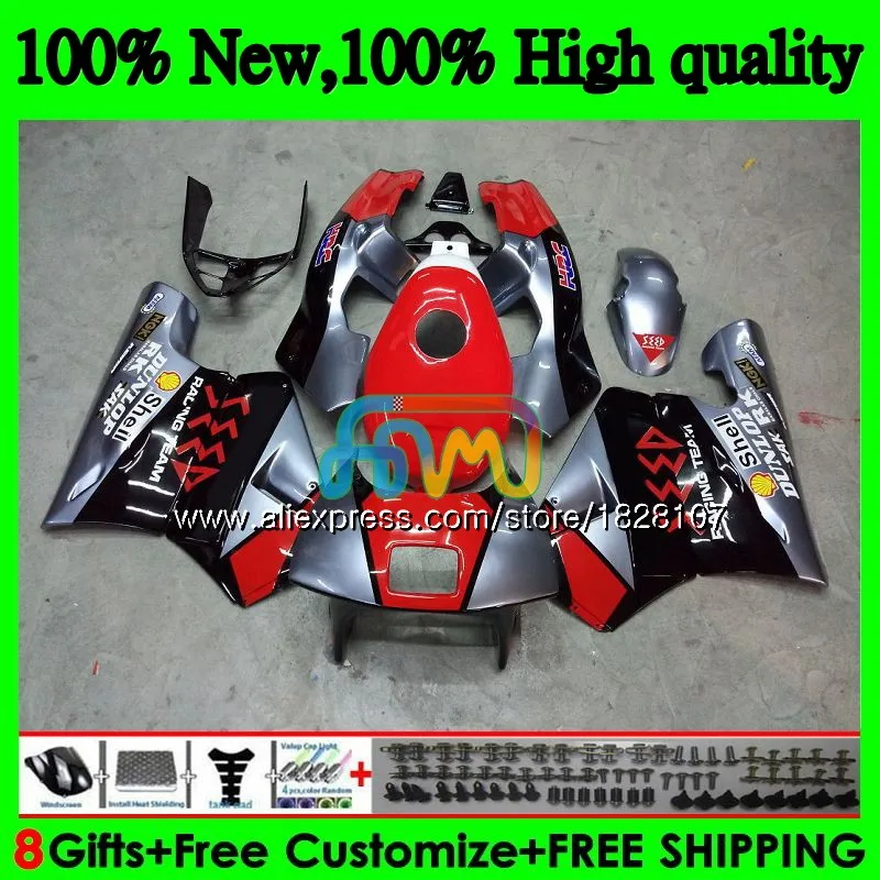 Корпус для HONDA NSR 250 R MC18 PGM2 СМП 250R NS250 NSR250R 88 89 84BS. 15 MC16 NSR250 R RR серебристо-красный NSR250RR 1988 1989 обтекатель