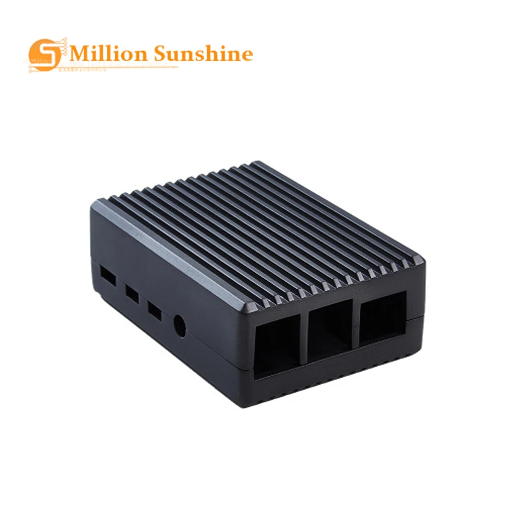 Raspberry Pi 4 Model B Aluminum Alloy Case/ Passive Cooling Shell Metal Enclosure Heat Dissipation for 4B RPI151 | Компьютеры и офис