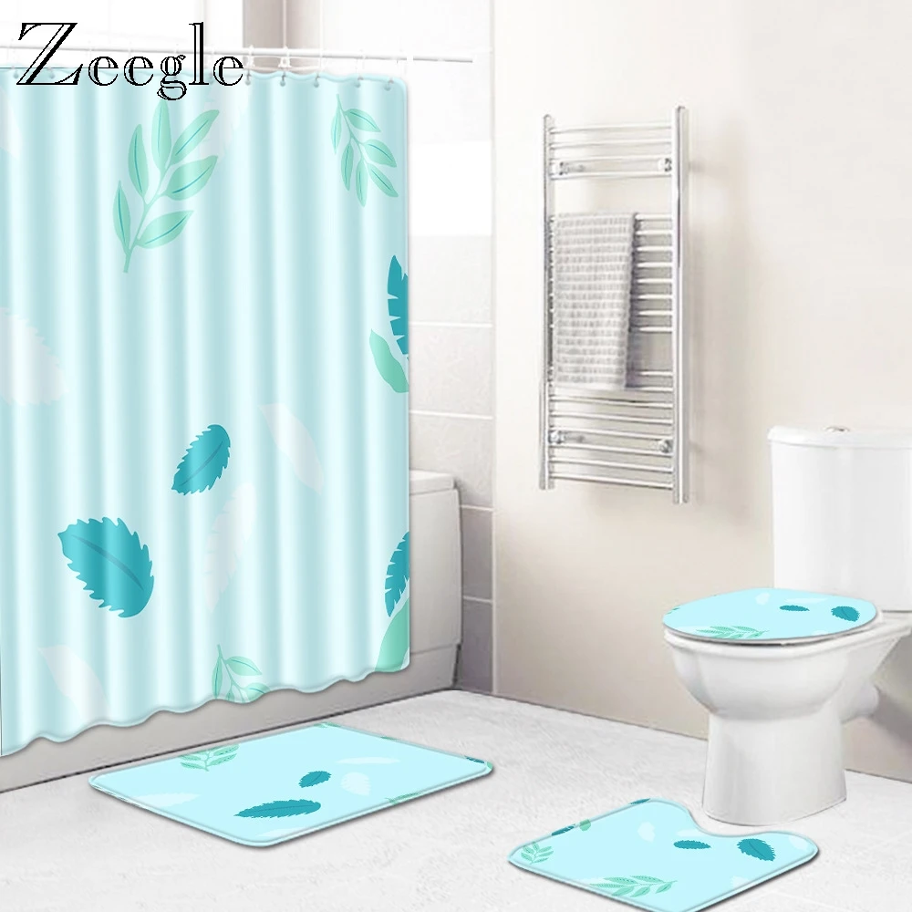 Zeegle мультяшный коврик для ванной, моющееся сиденье для унитаза, фланелевый коврик для ванной комнаты, противоскользящий коврик для входной