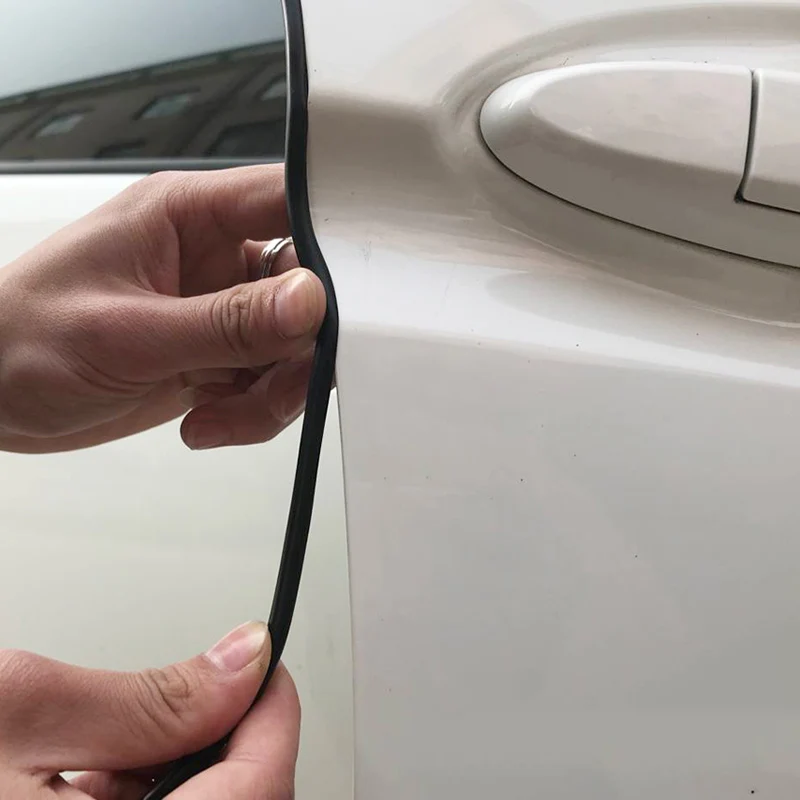 

5M Car Door trips Rubber Edge Protective Strips Side Doors Moldings Adhesive Scratch Protector Vehicle For Cars Auto