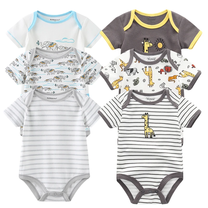 Baby Clothes 3pcs Baby Rompers Cotton Infant short Sleeve Jumpsuits Boy Girl Summer clothing set kids clothes set baby girl clothing set