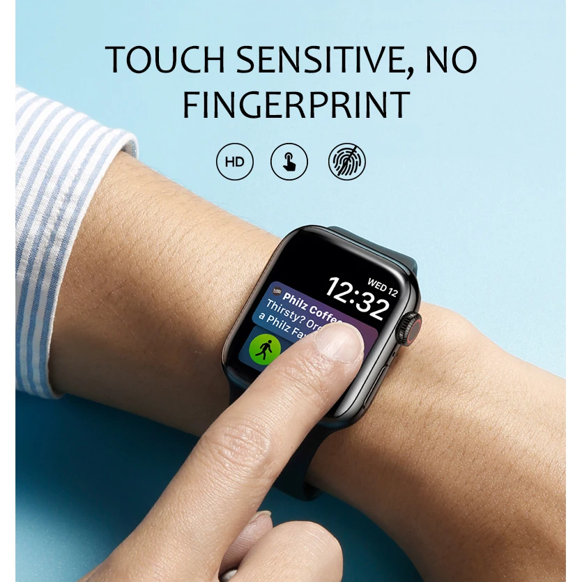 Закаленное 3d стекло для Apple Watch Series 1 2 3 4 S1 S2 S3 S4 защитная пленка экрана iWatch 44 мм 40 38 42