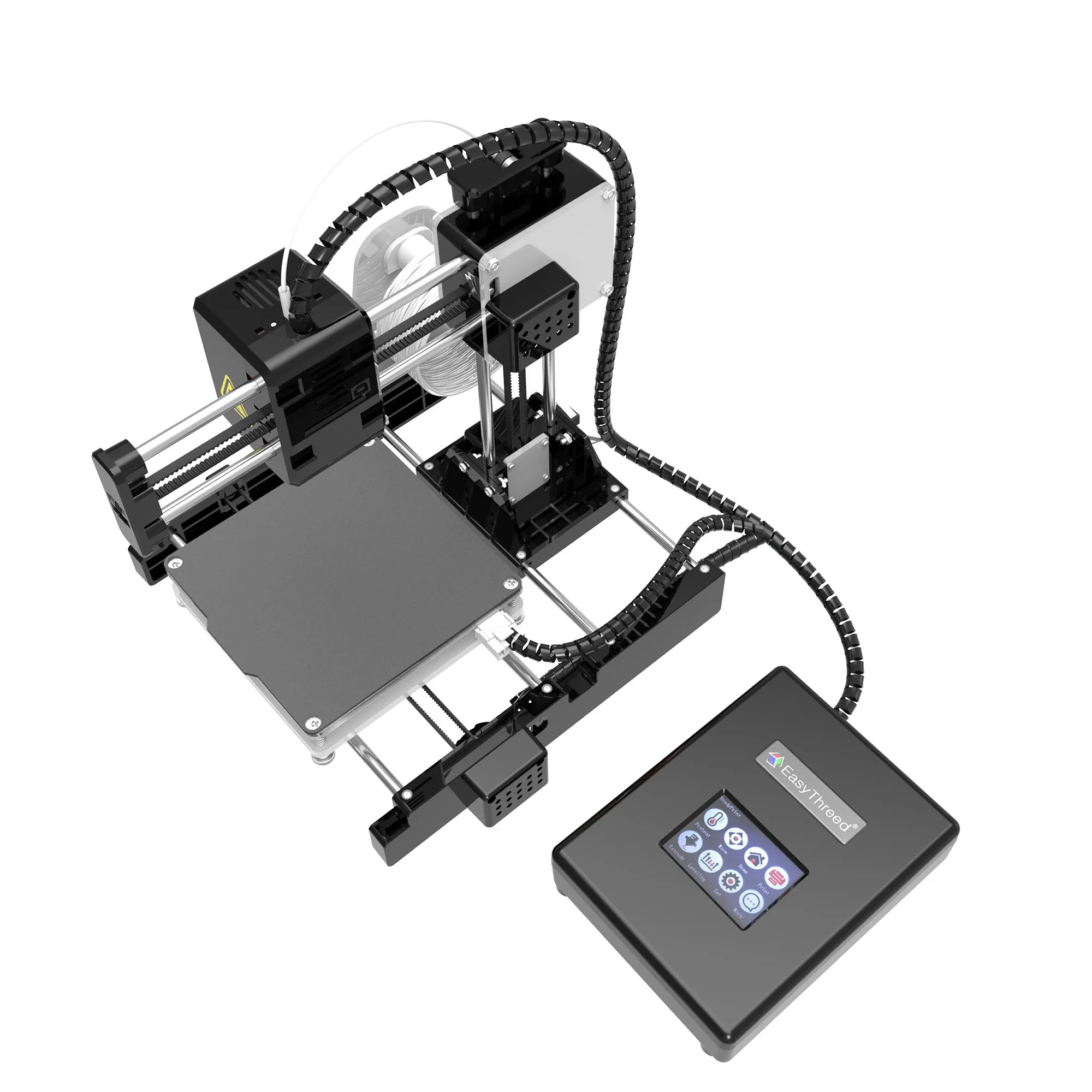 Easythreed X2plus mini build volume 100mmx100mmx100mm with hotbed  smal  eductaion  entry level consumer personal 3d printer best budget 3d printer 3D Printers