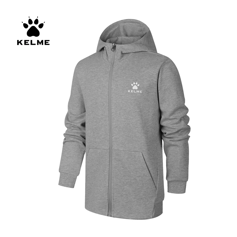 Детские тренировочные куртки KELME футбольные костюмы на молнии с длинными