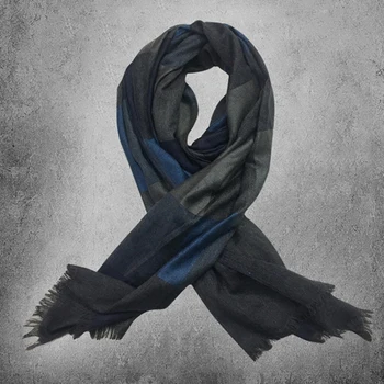 

Winter new fashion Men's plaid scarf men's warm cashmere scarf cold plaid scarf W905