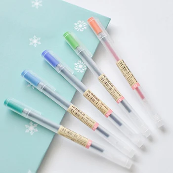 

12 Pcs/Lot Creative 12 Colors Gel Pen 0.5mm Colour Ink Pens Writing Stationery School Office Supplies Teacher Gift