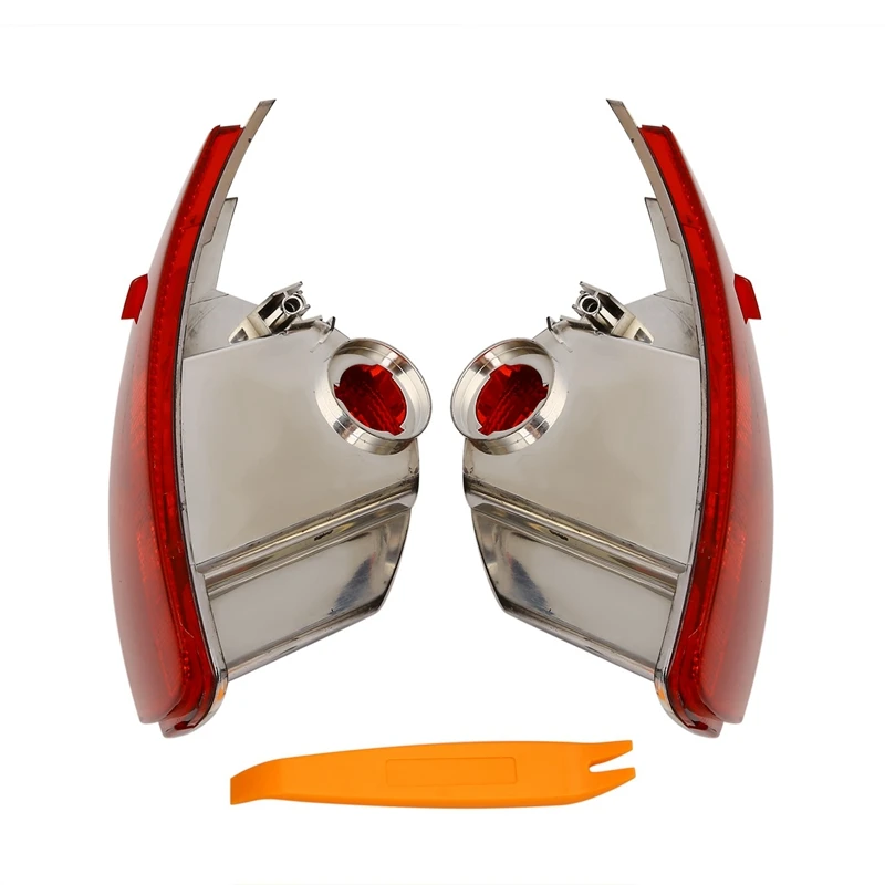 NEW 1 Pair Car Rear Bumper Fog Light Tail Brake Light Stop Warning Lamp