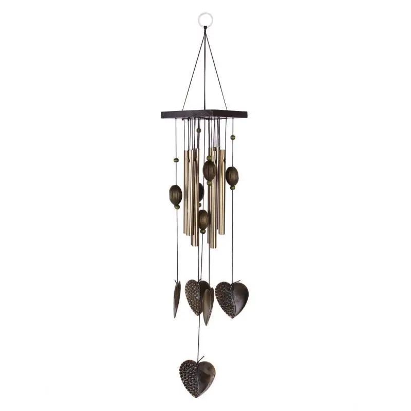 MagiDeal Chinese Feng Shui Lucky Wind Chimes Metal Tubes Home Garden Outdoor Living Heart Decor Windbells MagiDeal Chinese Feng Shui Lucky Wind Chimes Metal Tubes Home Garden Outdoor Living Heart Decor Windbells