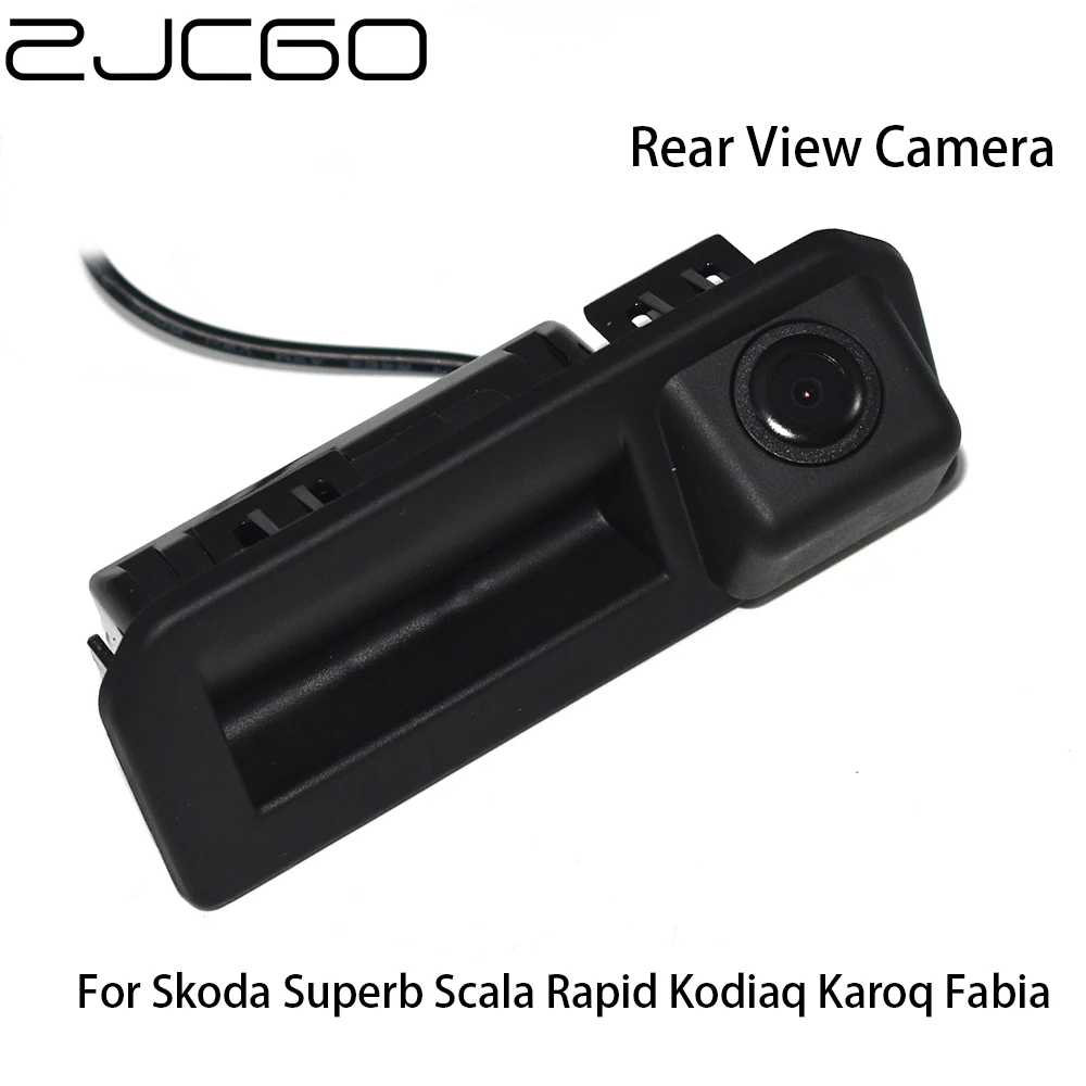 ZJCGO CCD камера заднего вида водонепроницаемая для парковки багажника Skoda Superb Scala Rapid