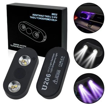 

Car UV UVC Light Sterilizer Smart Sensor Ultraviolet USB Disinfection Light UVC Germicidal Lamp Emergency Light For Car Truck