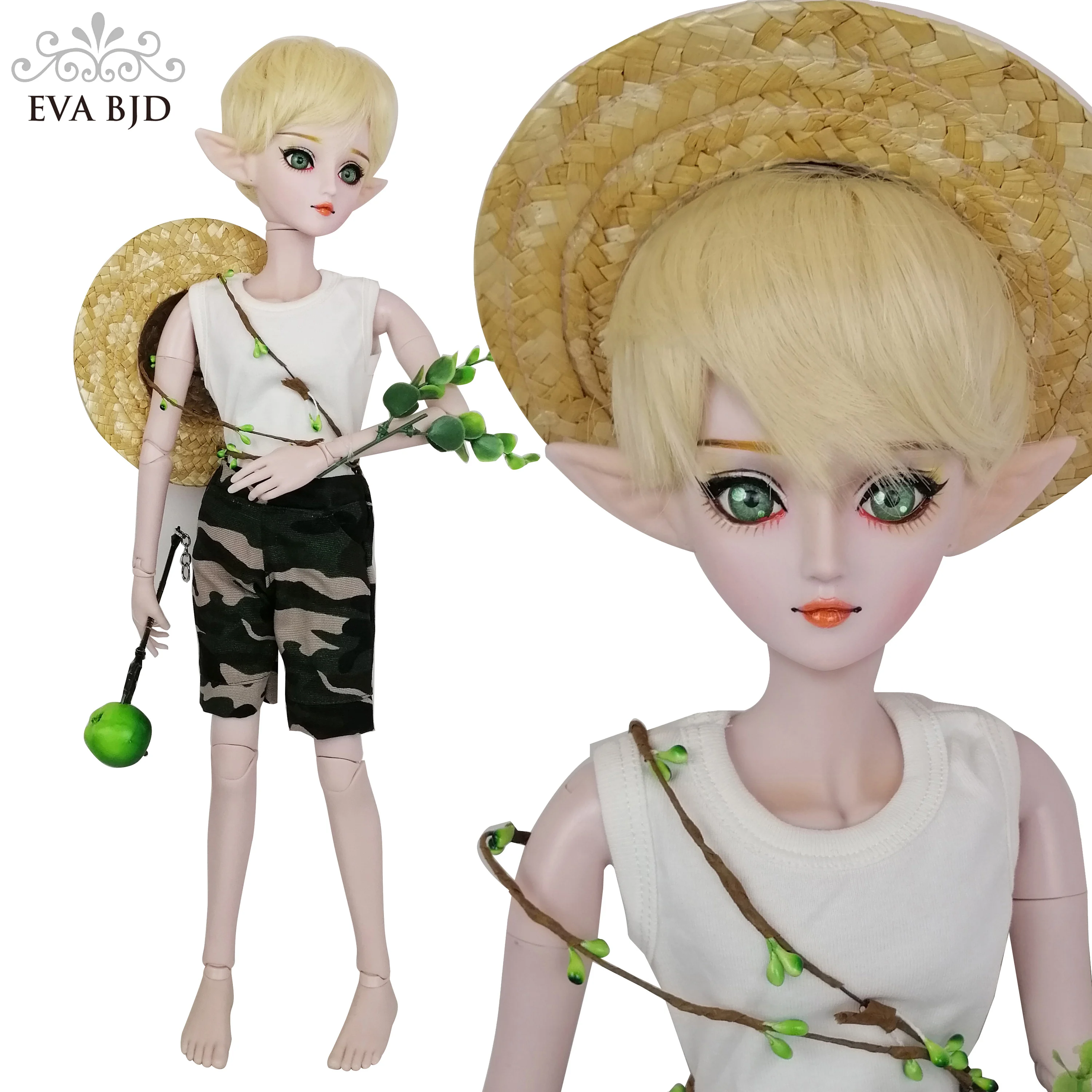 22' 22 дюймов 1/3 EVA BJD кукла в сборе куклы демон мальчик Мужская бойфренд женская