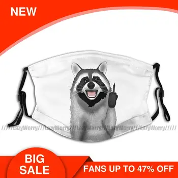 

Racoon Mouth Face Mask Bad Raccoon Facial Mask Adult Funny with 2 Filters Fashion Mask