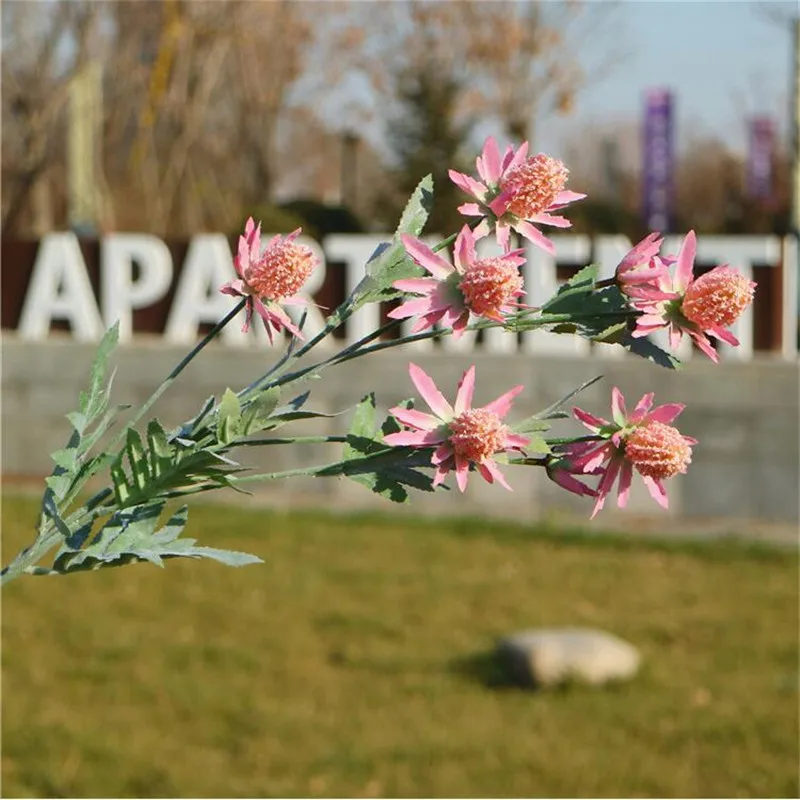 10 шт. искусственный цветок манго с эффектом флокирования(6 стеблей/шт) искусственный шишка для дома Свадебные Декоративные искусственные цветы