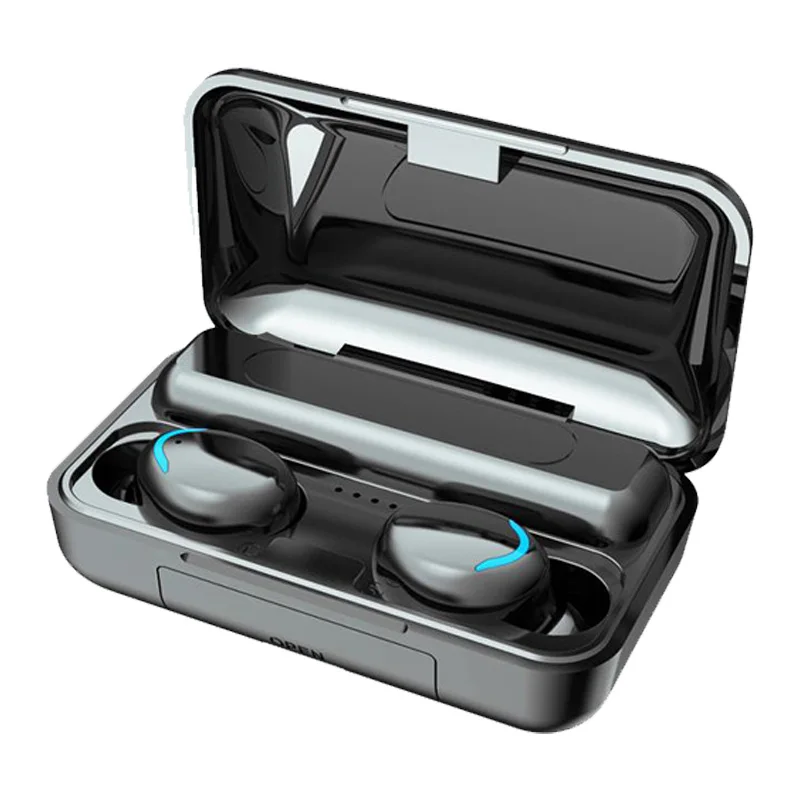 VIR WIR 9D Hifi Sport Wireless Earphone Bass TWS Fingerprint Touch Bluetooth Earbuds For Xiaomi iphone With Mic Waterproof IPX7