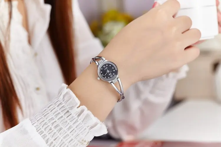 Модные Кристальные милые кварцевые часы женские Розовое золото женские наручные часы женские подарок reloj mujer