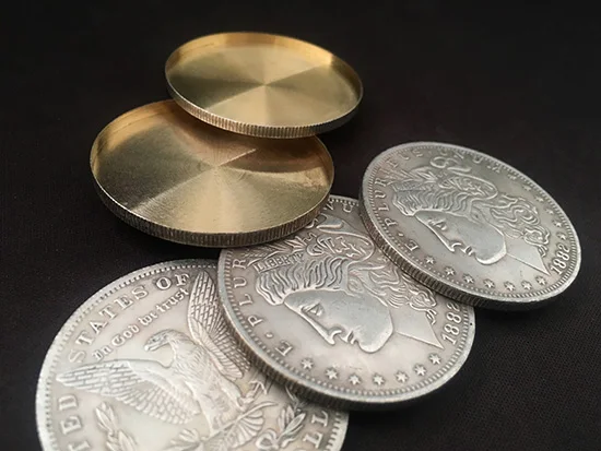 Магические трюки полета крупным планом производства транспониция Vanish Coin Magia иллюзии реквизит для фокусов аксессуары монета рутинные Волшебники