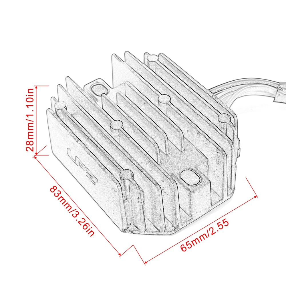 Motorcycle Voltage Rectifier Regulator for KTM 505SX 505 SX 2009 525XC 2008 525 XC 2009 83011034000 ATV Regulator Accessories