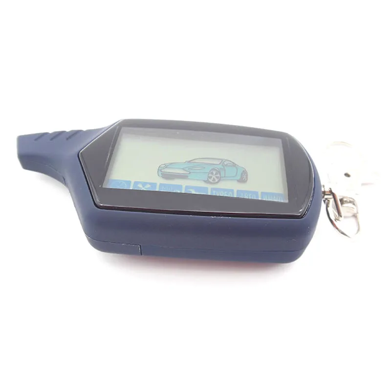 

A 91 2-way LCD Remote Control Key Chain For Russian Version Vehicle Security Two Way Car Alarm System Starline A91 Keychain Fob