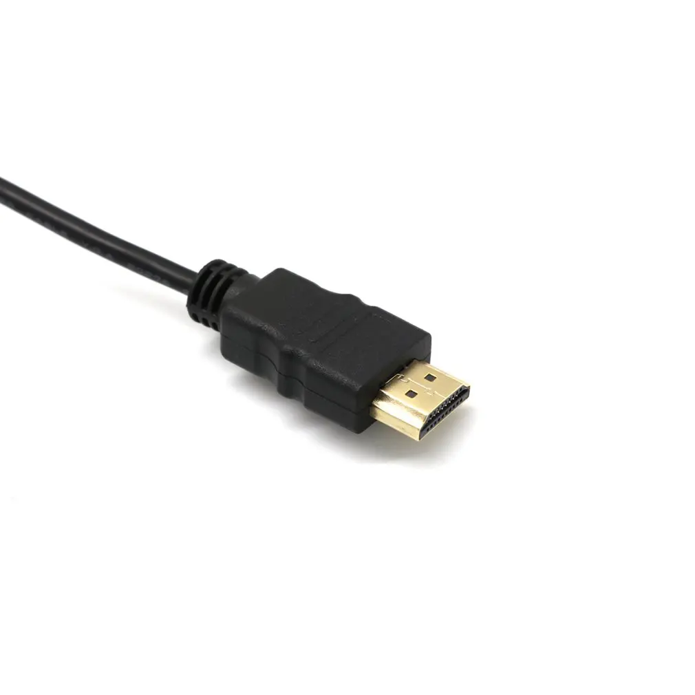 HDMI к VGA hd-конвертер кабель аудио кабель Male Мужской кабель видеоадаптера свинец для HD tv компьютерный монитор ПК для ПК ноутбука тв
