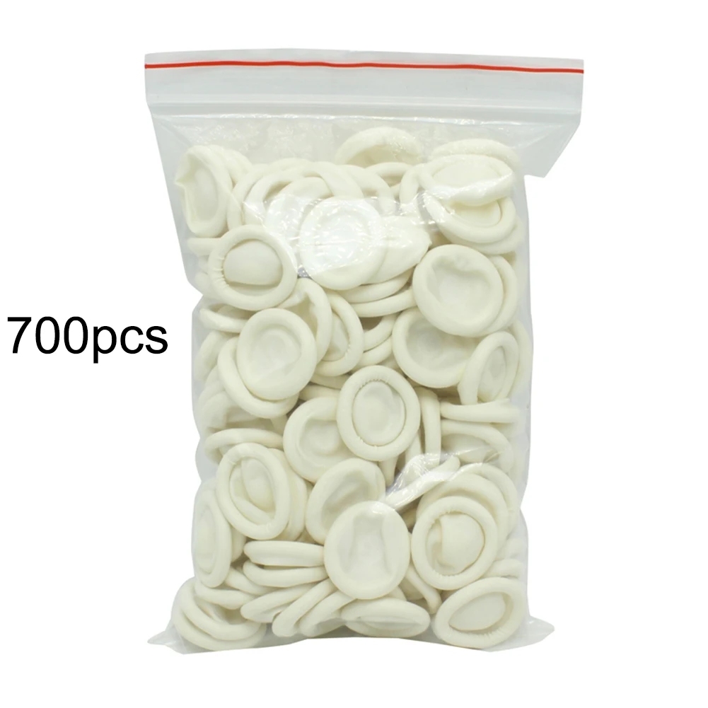 

100/700Pcs Disposable Latex Rubber Finger Cots Anti-static Fingertips Protector Gloves For Food Cleaning Cooking Accessories