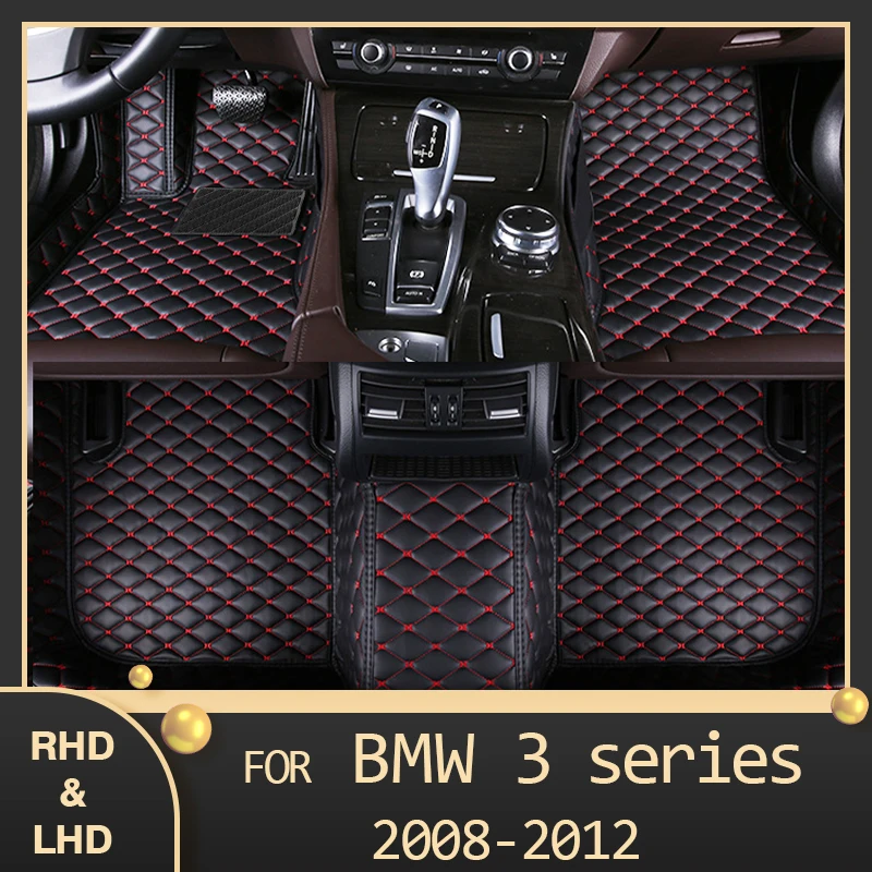 Car floor mats for BMW 3 series 325i 330i 335i 320i 318i 2008 2009 2010 2011 2012 (four door) Custom auto foot Pads automobile | Автомобили