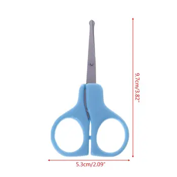 

Nail Nail Clippers Baby Nails Cutter Grooming Nursing Care Newborn Kids Safety Stainless Steel Scissors Random Color Round Tip