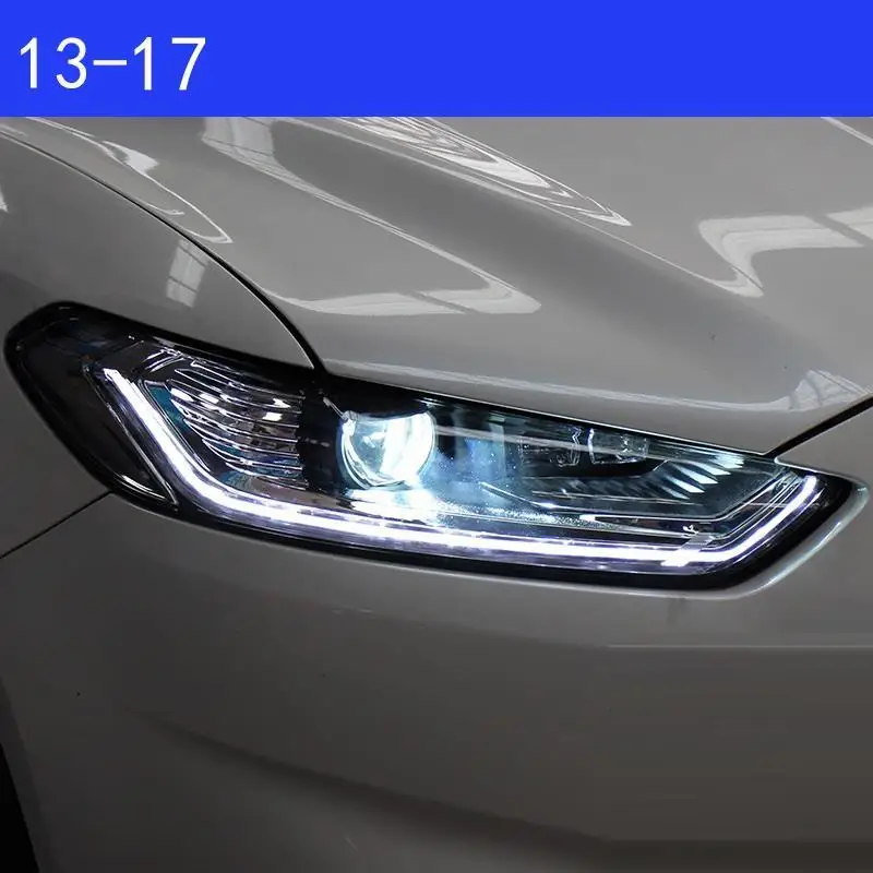 Дневные ходовые части Drl Neblineros Led Para авто стайлинг фары автомобиля фары в сборе 13 14 15 16 17 для Ford Mondeo
