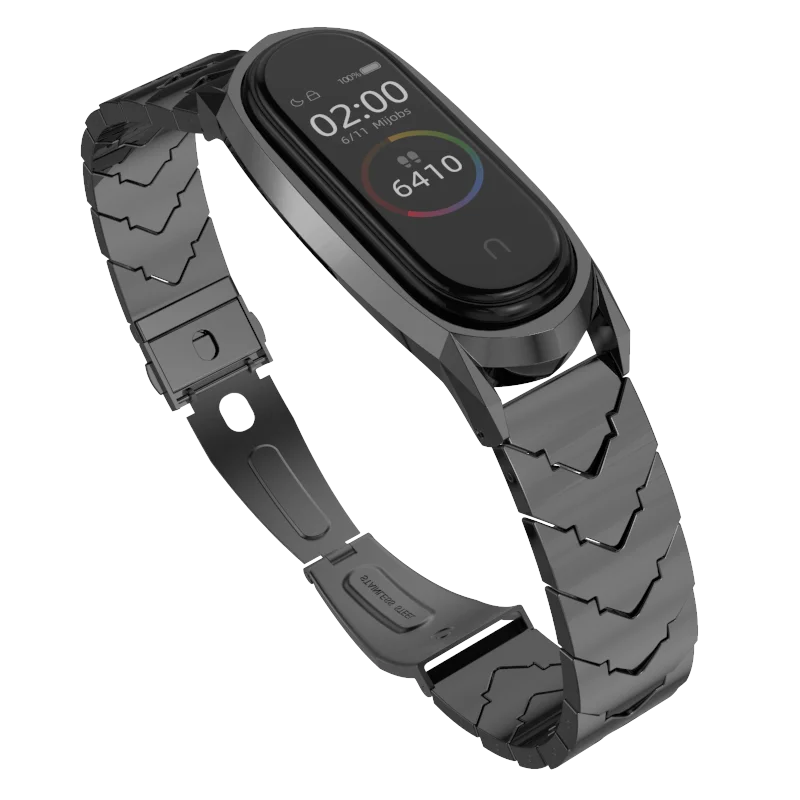 Fitness Tracker Mi Band Black Tali Untuk Xiaomi Mi Band NFC Gelang