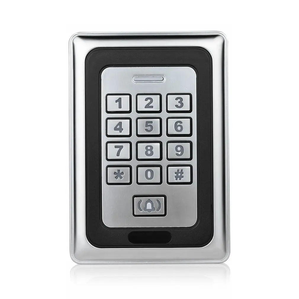

Id Card Access Control Machine Silver Metal Touch Access Controller Identification Card Password Access Controller