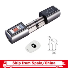 Электронный отпечатков пальцев Биометрический Дверной замок, передние дверные замки Водонепроницаемый открытый умный маленький приложение дверной замок s для дома