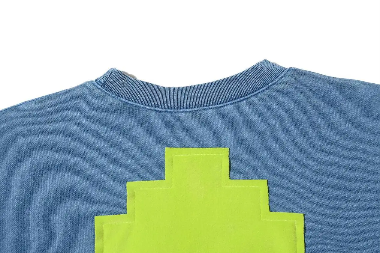 19ss толстовки с капюшоном, 1:1, лучшее качество, сплит соединение, crewneck, синие модные толстовки для мужчин и женщин, натуральный Повседневный пуловер